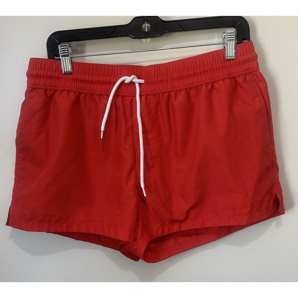 ASOS 2” Inseam Athletic Shorts W/liner Red/orange Women’s Size Large
